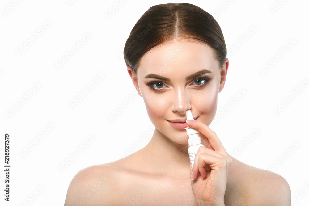 Beautiful skin healthy clean natural makeup woman face cosmetic concept Beautiful skin healthy clean natural makeup woman face cosmetic concept