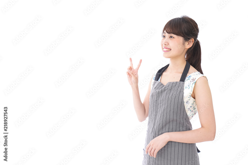 注文を取るカフェスタッフ 注文を取るカフェスタッフ