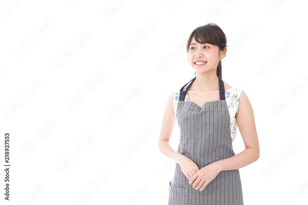 注文を取るカフェスタッフ 注文を取るカフェスタッフ