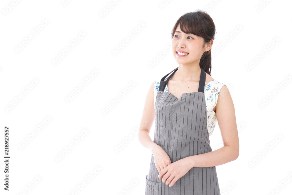 注文を取るカフェスタッフ 注文を取るカフェスタッフ