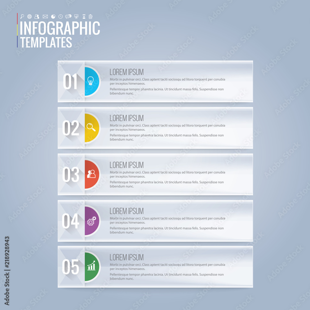 infographics template design and marketing icons vector. Business concept infographics template design and marketing icons vector. Business concept