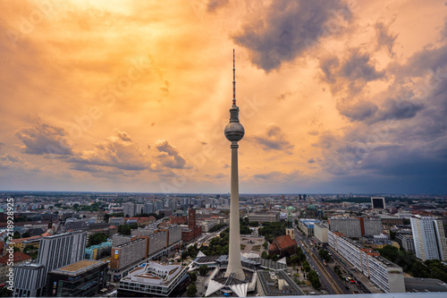 Berlin TV Tower at Alexanderplatz
