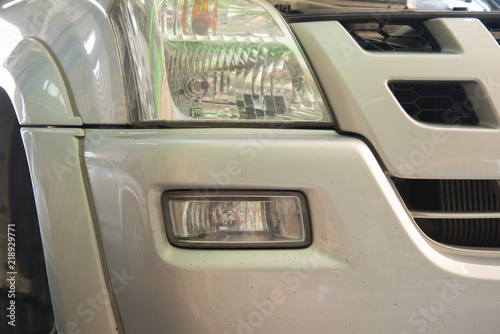 Front light and light signal of car