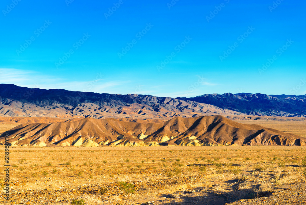 Naklejka premium View of Death Valley, California, USA. Copy space for text.