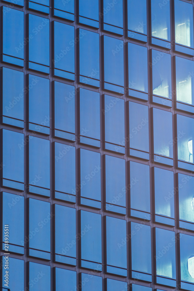 Business building with glass of windows Business building with glass of windows