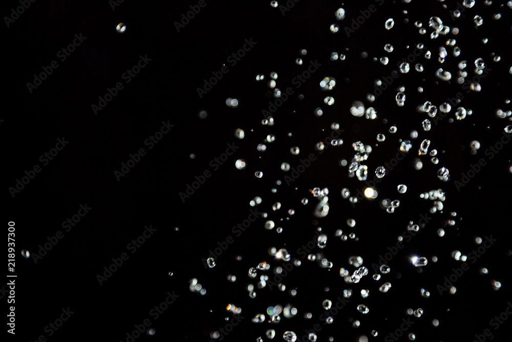 bokeh of lights on black bokeh of lights on black