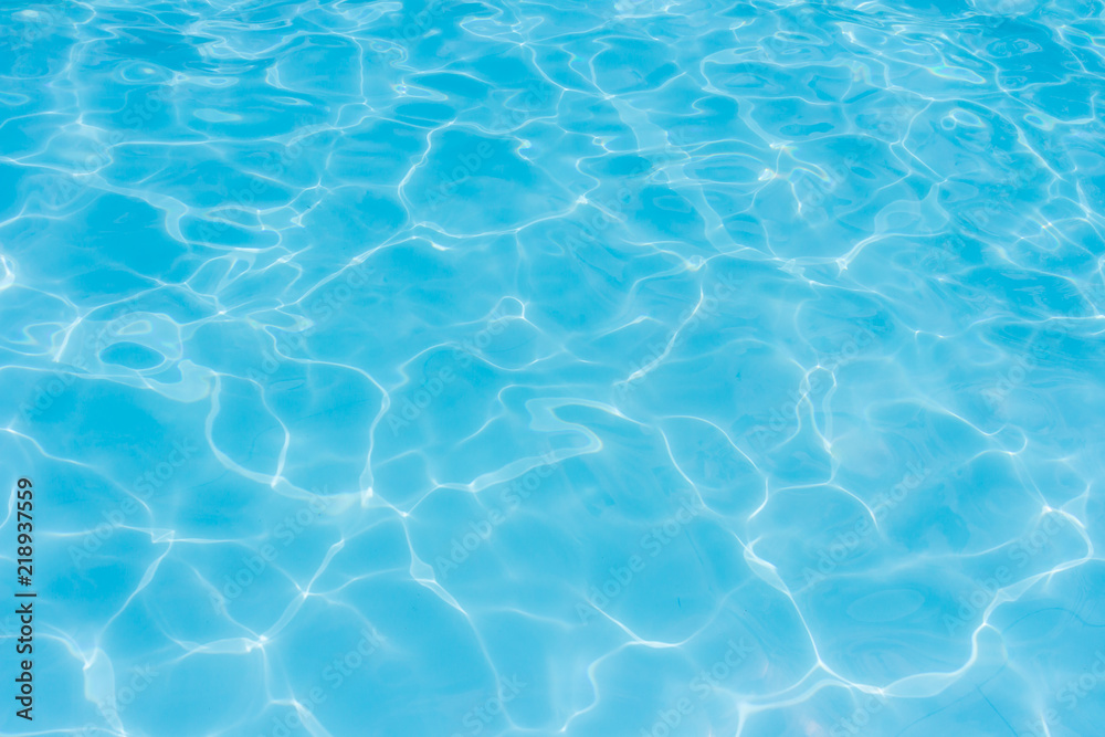 water in swimming pool rippled water detail