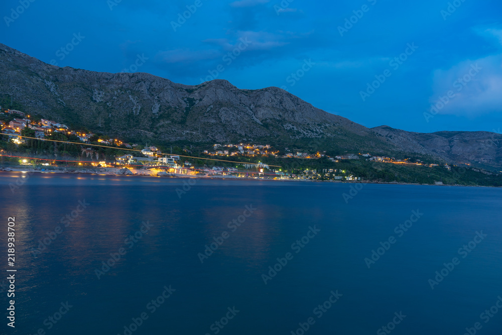 Beautiful view in Croatia Long exposure Beautiful view in Croatia Long exposure