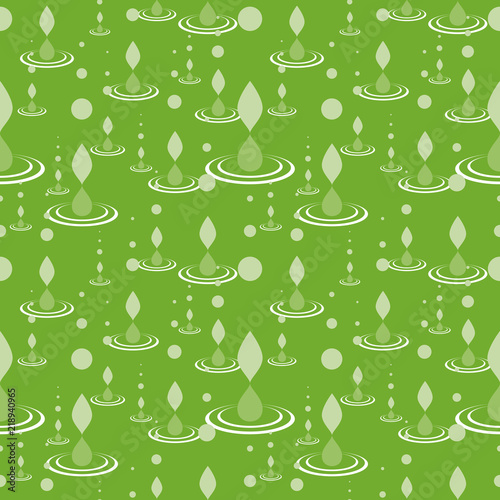 Waterdrops background. Seamless pattern.Vector.                        