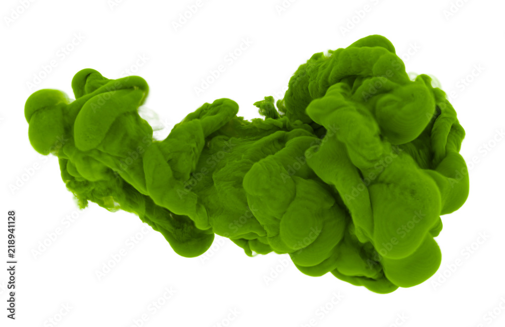 Textured green paint. Textured green paint.