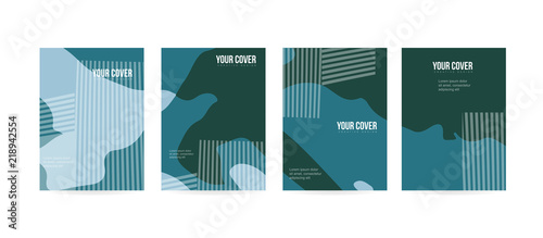 Minimal cover concept for brochure or card design