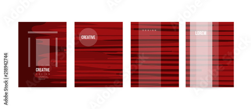 Minimal cover concept for brochure or card design photo