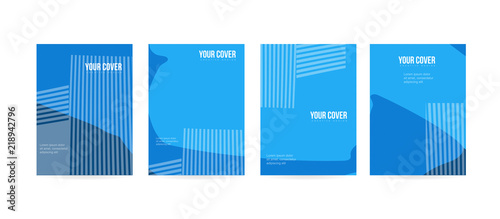 Minimal cover concept for brochure or card design photo