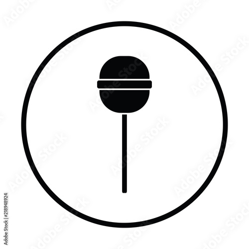 Stick candy icon photo