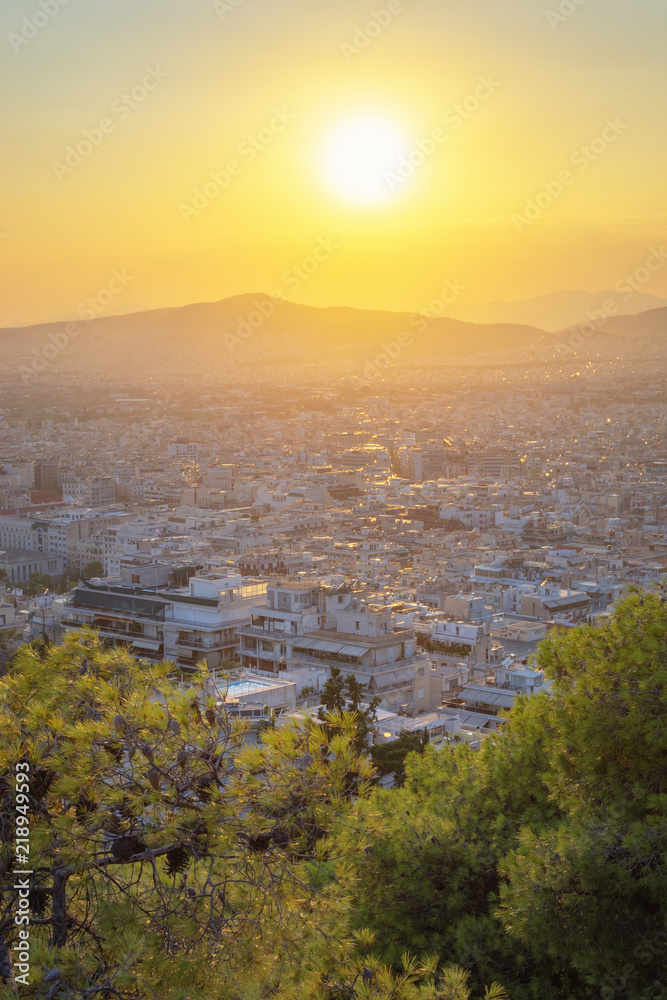 Cityscape of beautiful Athens - Greece