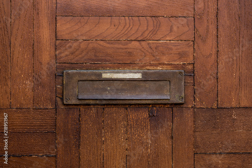 Old vintage letterbox (mailbox, postbox)