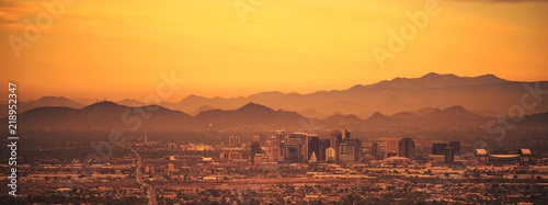 Panel kuchenny z motywem Phoenix Arizona Panoramic