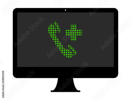 Pixel Icon PC - Notruf