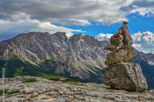 Italy Dolomites Latemar stoneman © LUC KOHNEN