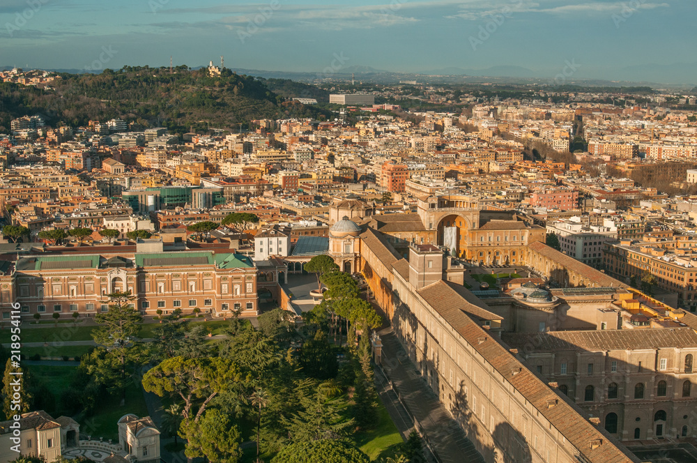 Panoramic view of Rome, Italy 1