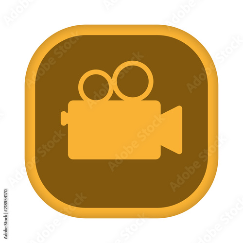 App Icon gelb - Videokamera