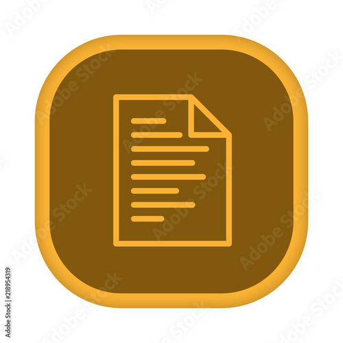 App Icon gelb - Dokument