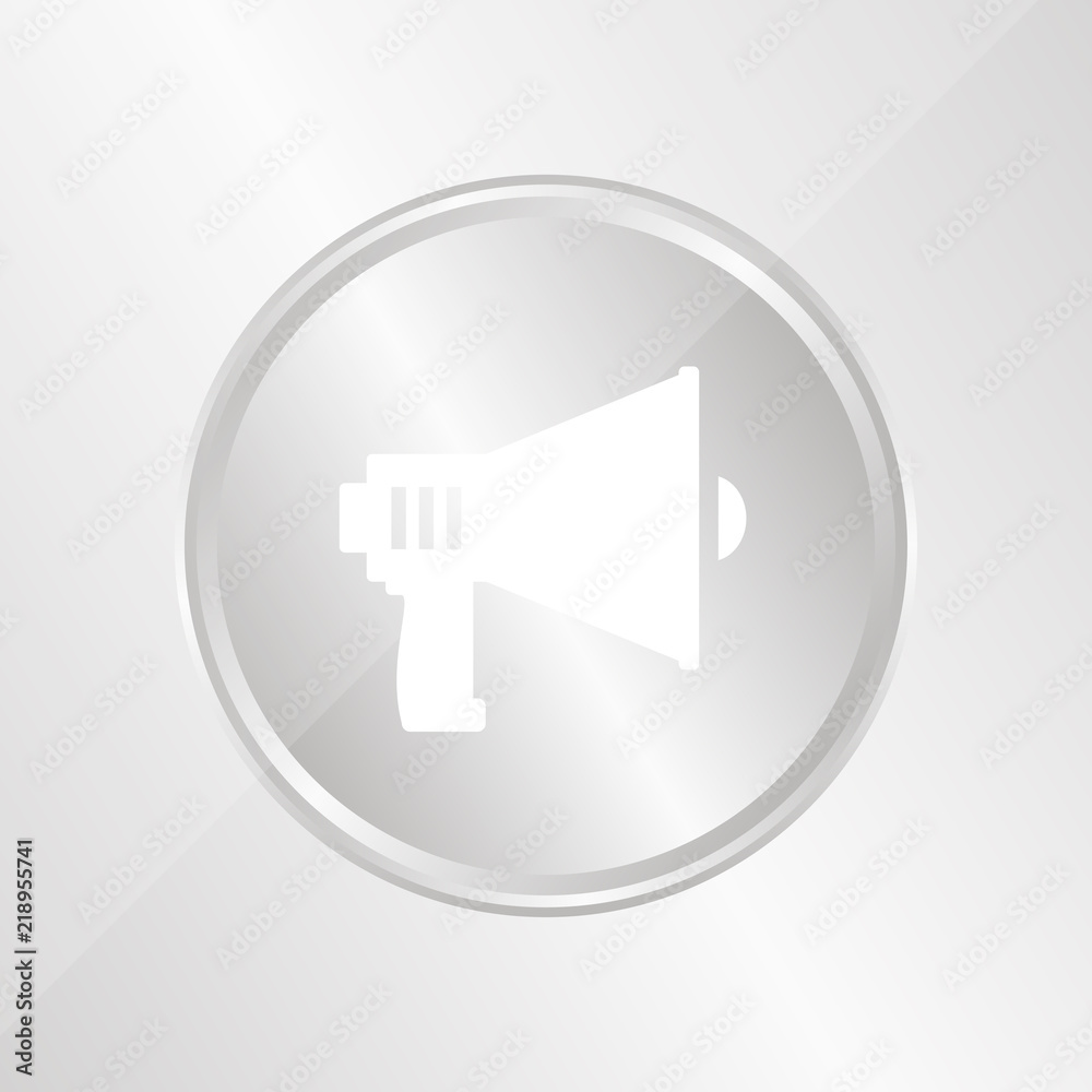 Silber Medaille - Megaphon Silber Medaille - Megaphon