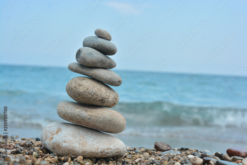 Relaxing on the beach, stack of stones. Relaxing on the beach, stack of stones.