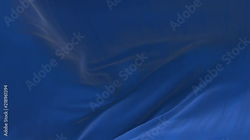 Wallpaper Mural 4k seamless Wave blue satin fabric Background.Silk cloth fluttering in the wind.tenderness and airiness.3D digital animation of a waving cloth. Torontodigital.ca