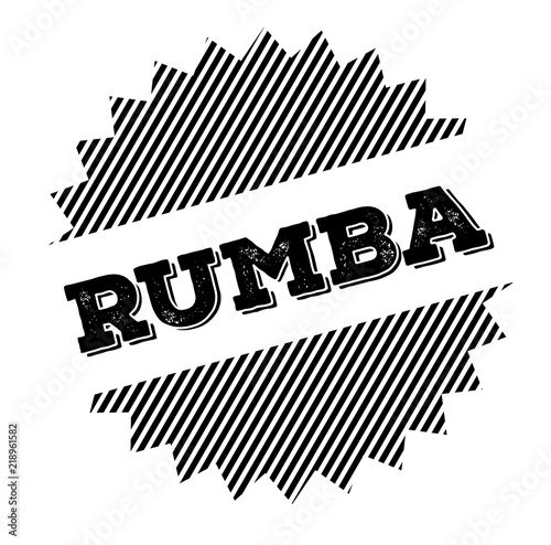 rumba black stamp
