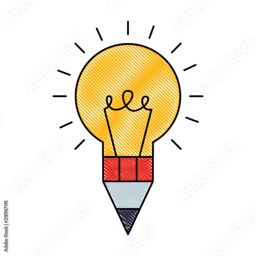 bulb idea pen creativity design artistic