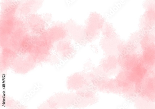 The pink watercolor backgrounds white. Used as a background in weddings and other tasks. © Sansert