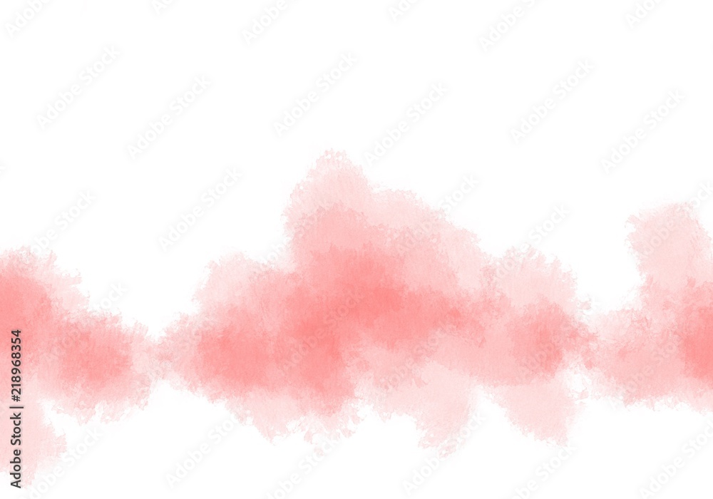 The pink watercolor backgrounds white. Used as a background in weddings and other tasks.