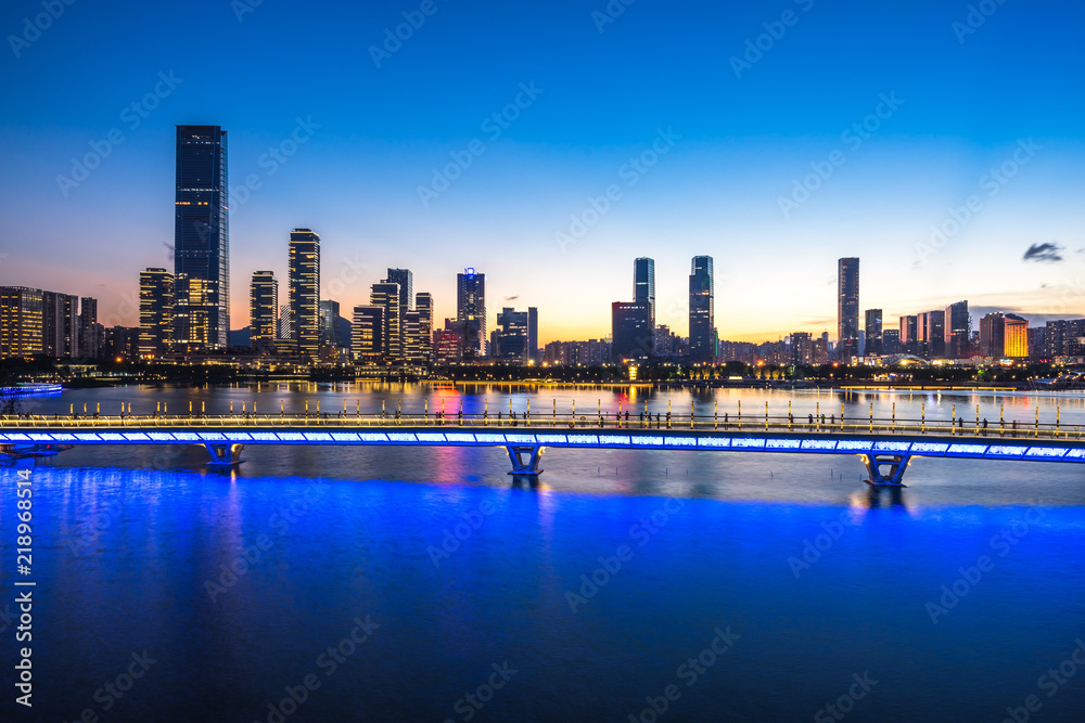 Fototapeta premium panoramiczna panorama miasta w mieście