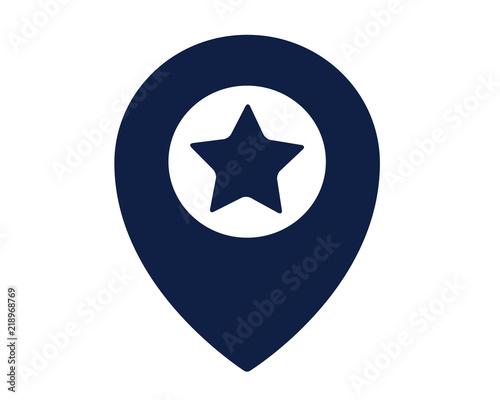 favorite place glyph icon , designed for web and app