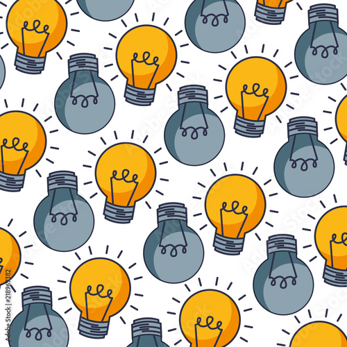 light bulbs energy electricity pattern