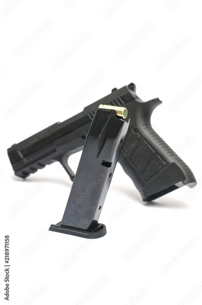 pistol shop on the background of a pistol pistol shop on the background of a pistol