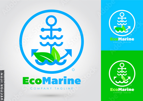 Eco Marine Logo Design