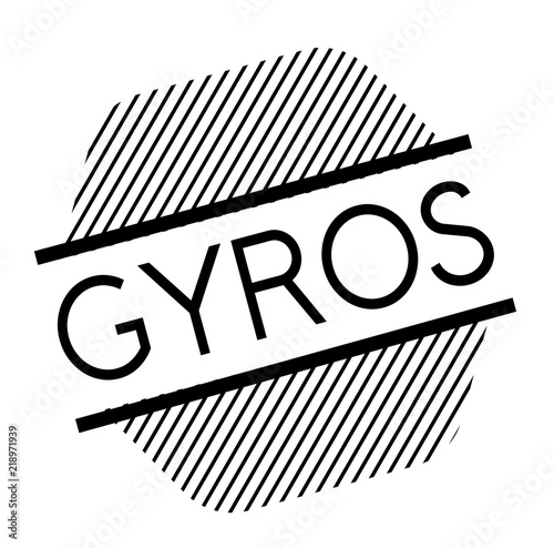 gyros black stamp