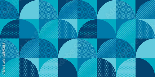 Water and sea inspired seamless pattern