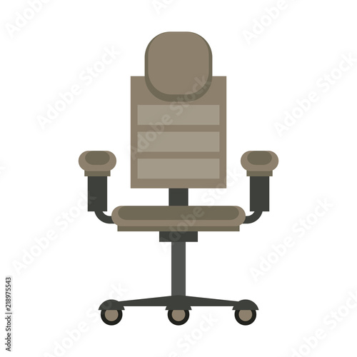 Office wheels chair vector illustration graphic design