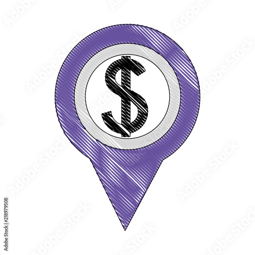 dollar money american pin location
