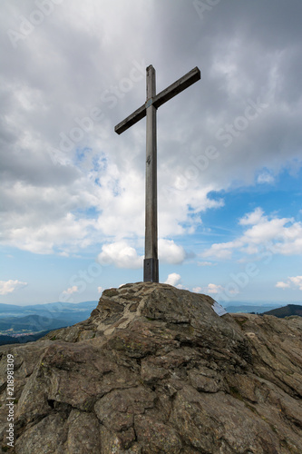 Gipfel Kreuz Großer Arber