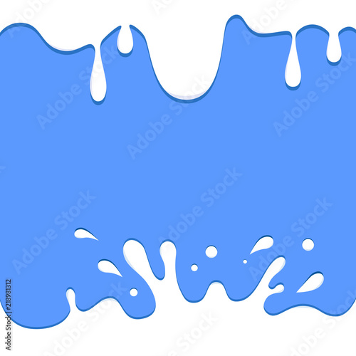 Background for dairy and milk product on a blue background