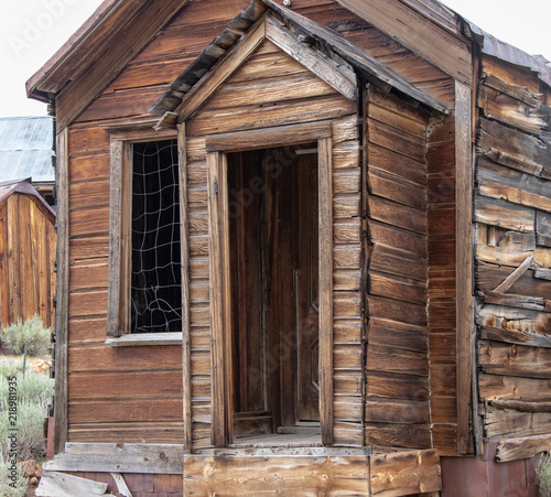 An Old House in the Ghost Town of Bodie Located in California s Eastern Sierra Mountains