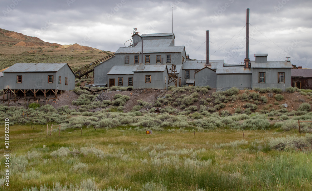 The Ghost Town of Bodie Located in California's Eastern Sierra Mountains