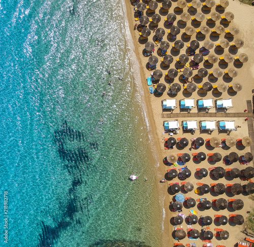 Beach at Nea Roda at Chalki...