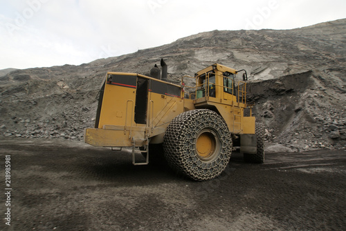 coal mining equipment. bulldozer