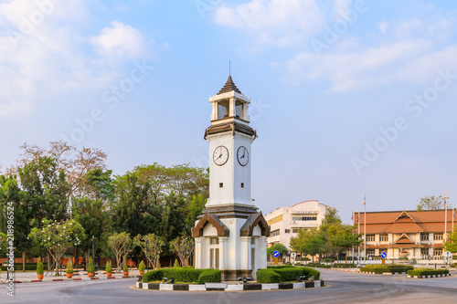 Clock tower at Lampang city center