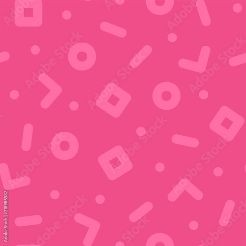 Vector seamless trendy pattern - colorful design, memphis style, fashion 80-90s. Bright stylish background